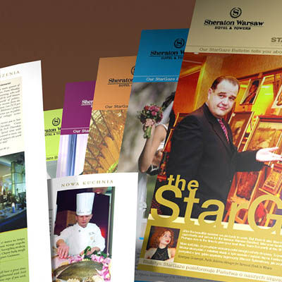 <b>Starwood Hotels</b><br>Newsletters<br>From concept through design to print